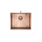 Aspen PVD 500mm Single Kitchen Sink Brushed Copper gallery detail image