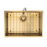 Aspen PVD 600mm Single Kitchen Sink Brushed Brass gallery detail image