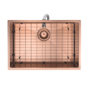 Aspen PVD 600mm Single Kitchen Sink Brushed Copper gallery detail image