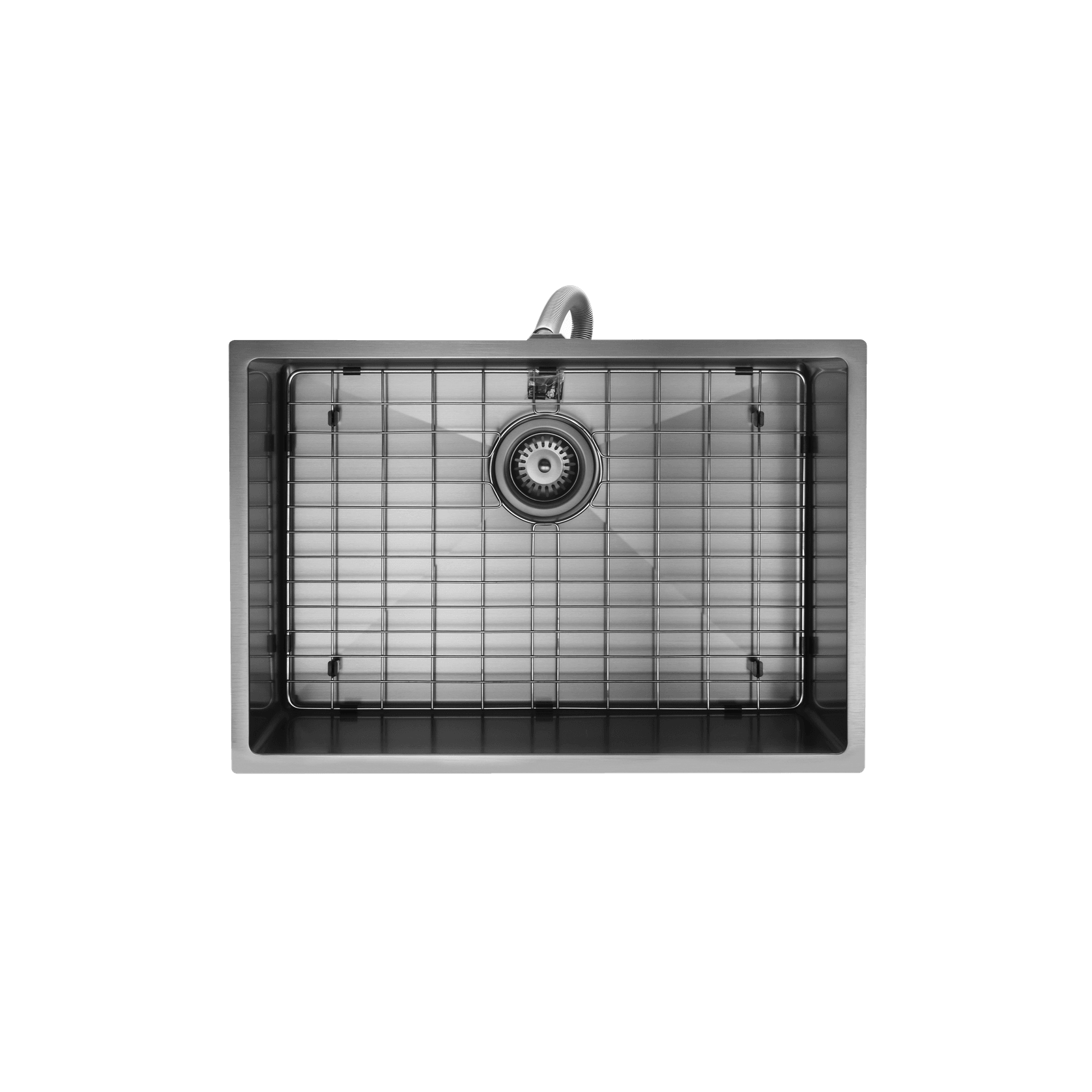 Aspen PVD 600mm Single Kitchen Sink Gun Metal gallery detail image