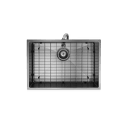 Aspen PVD 600mm Single Kitchen Sink Gun Metal gallery detail image