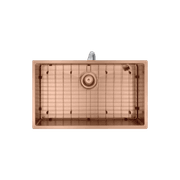 Aspen PVD 700mm Single Kitchen Sink Brushed Copper gallery detail image