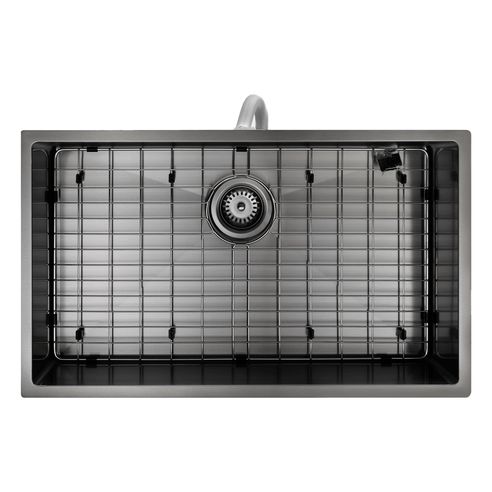 Aspen PVD 700mm Single Kitchen Sink Gun Metal gallery detail image