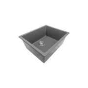 Aura Granite 500mm Single Kitchen Sink Charcoal gallery detail image