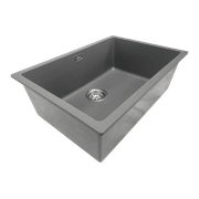 Aura Granite 600mm Single Kitchen Sink Charcoal gallery detail image