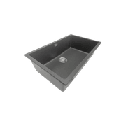 Aura Granite 700mm Single Kitchen Sink Charcoal gallery detail image