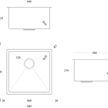 Code Aura 400 Granite Sink gallery detail image