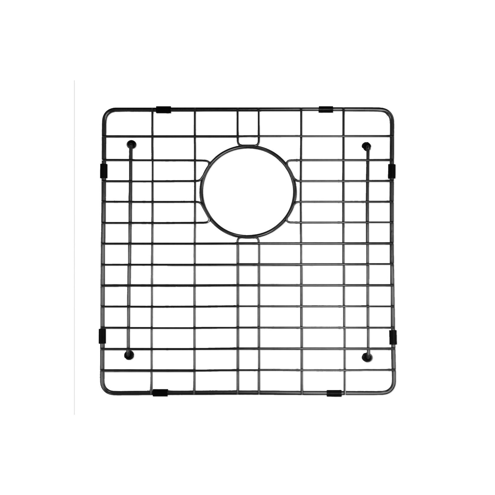 Lavello Kitchen Protection Grids by Meir-Gunmetal Black gallery detail image