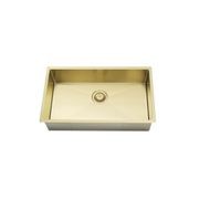 Kitchen Sink - Single Bowl 760 X 440 - Bronze Gold gallery detail image
