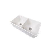 Bronwen 835x459 Farmhouse Fireclay Double Bowl Sink gallery detail image