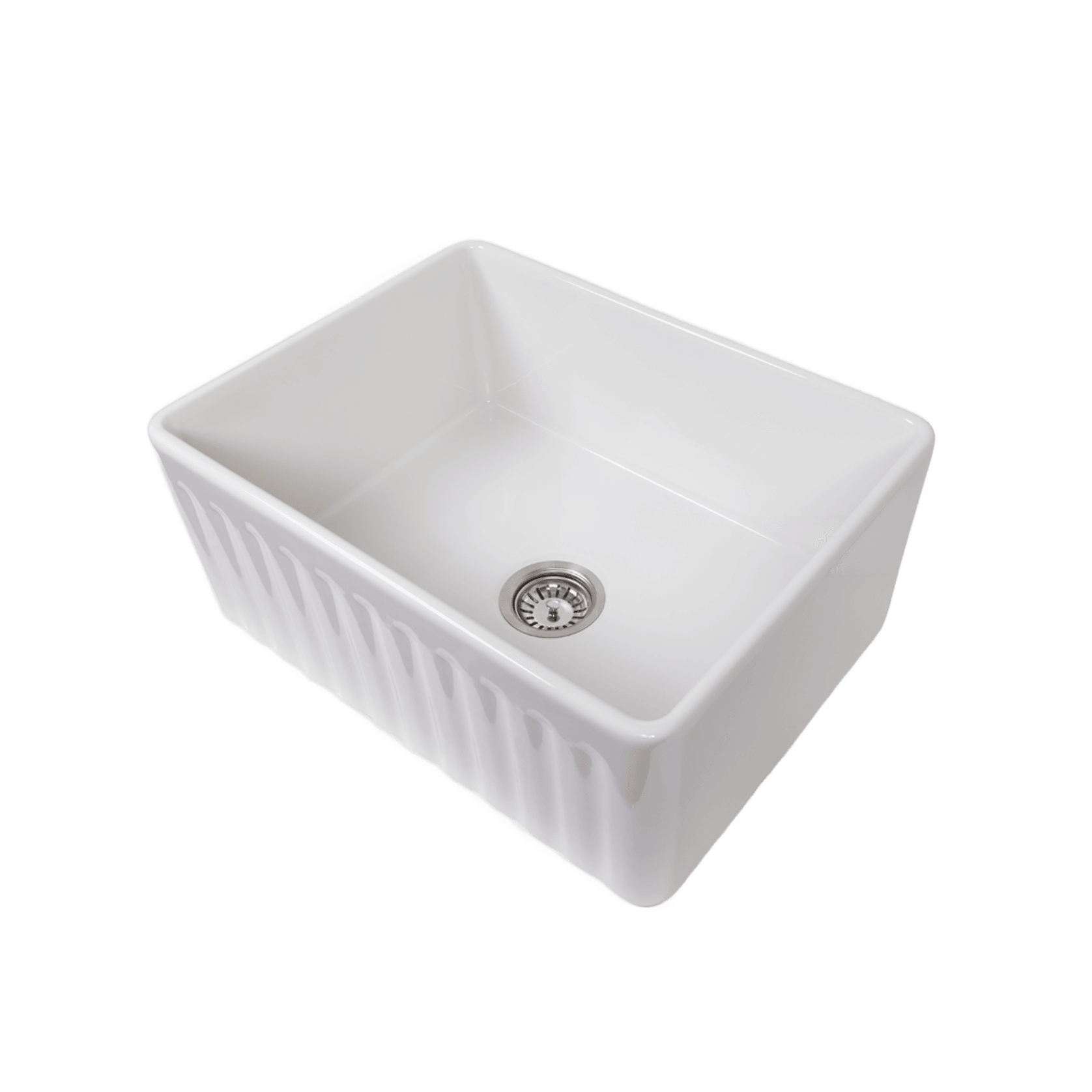 Rose 610x459 Farmhouse Fireclay Single Bowl Sink gallery detail image