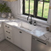 Libby 760x449 Gloss White Fireclay Single Bowl Sink gallery detail image