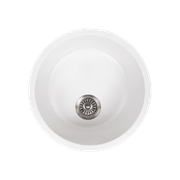 Douglas 460x460 White Granite Circle Single Bowl Sink gallery detail image