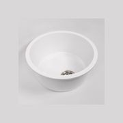 Douglas 460x460 White Granite Circle Single Bowl Sink gallery detail image