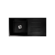 Randall 1000x500 Black Granite Drainboard Sink gallery detail image