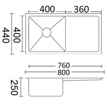Luminare Sink 800 x 440mm gallery detail image