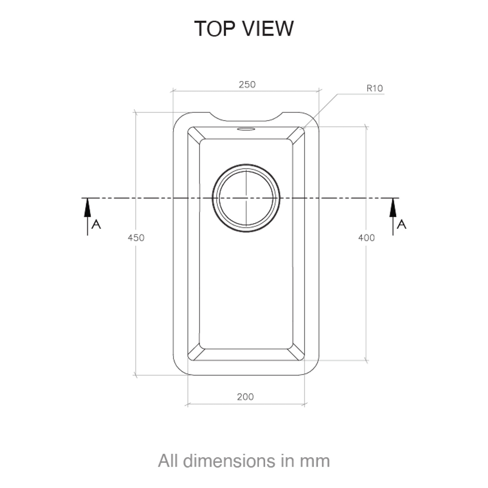 9910 Integrated Sink gallery detail image