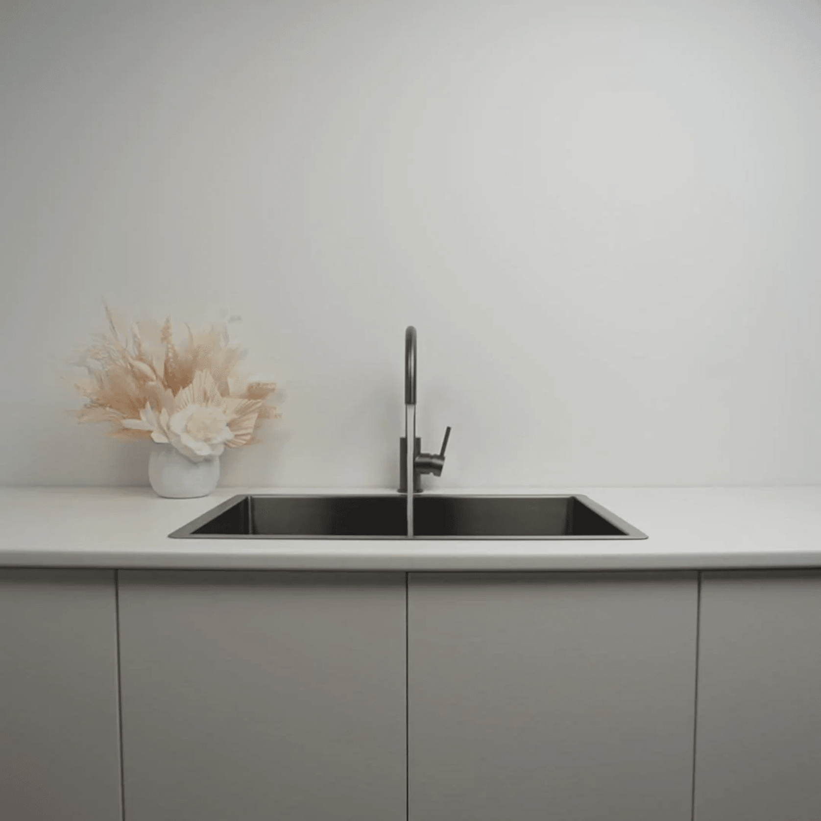 Brushed Gunmetal Cody 950x450 Single Bowl w Drain Board Sink gallery detail image