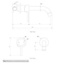 Elysian Minimal Mixer & Spout Set | Brushed Nickel gallery detail image