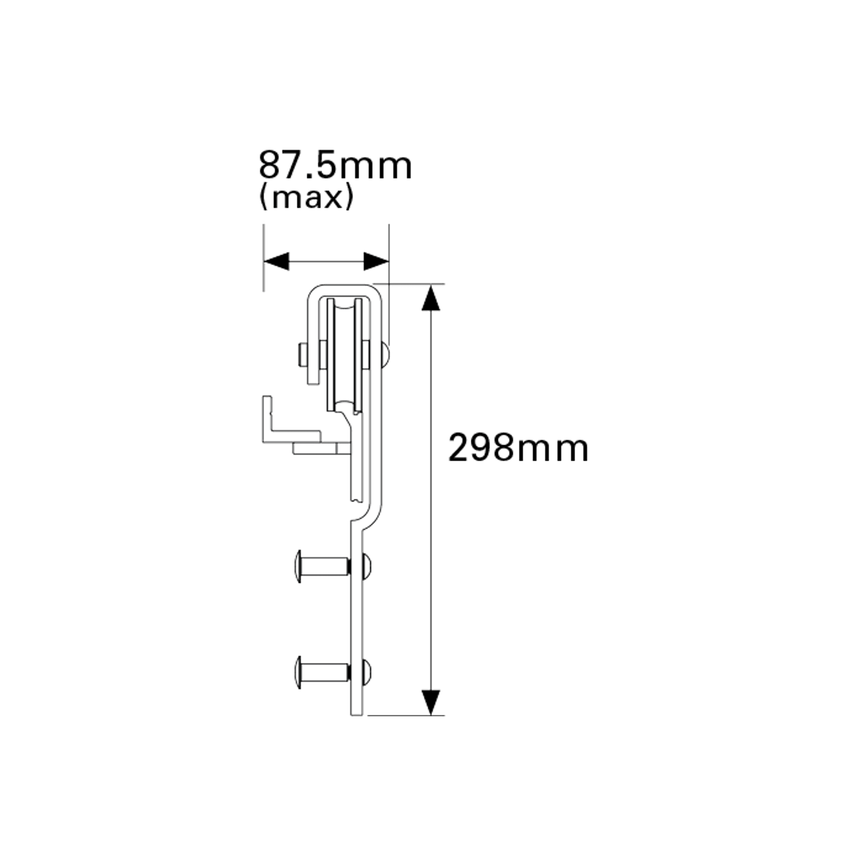 CS Barn Door Track gallery detail image