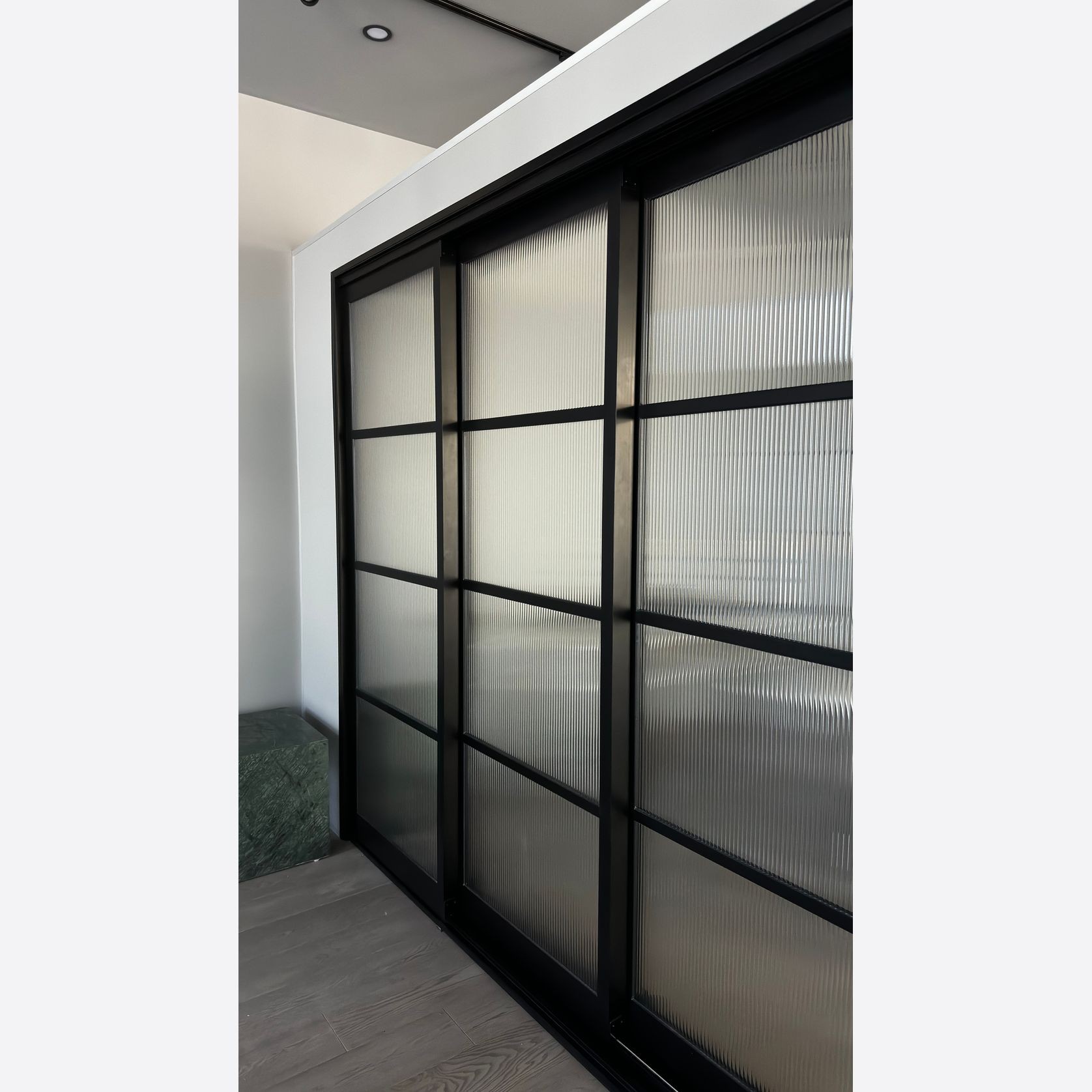 Steel Frame External Sliding Doors - Galvanised FPS50 gallery detail image
