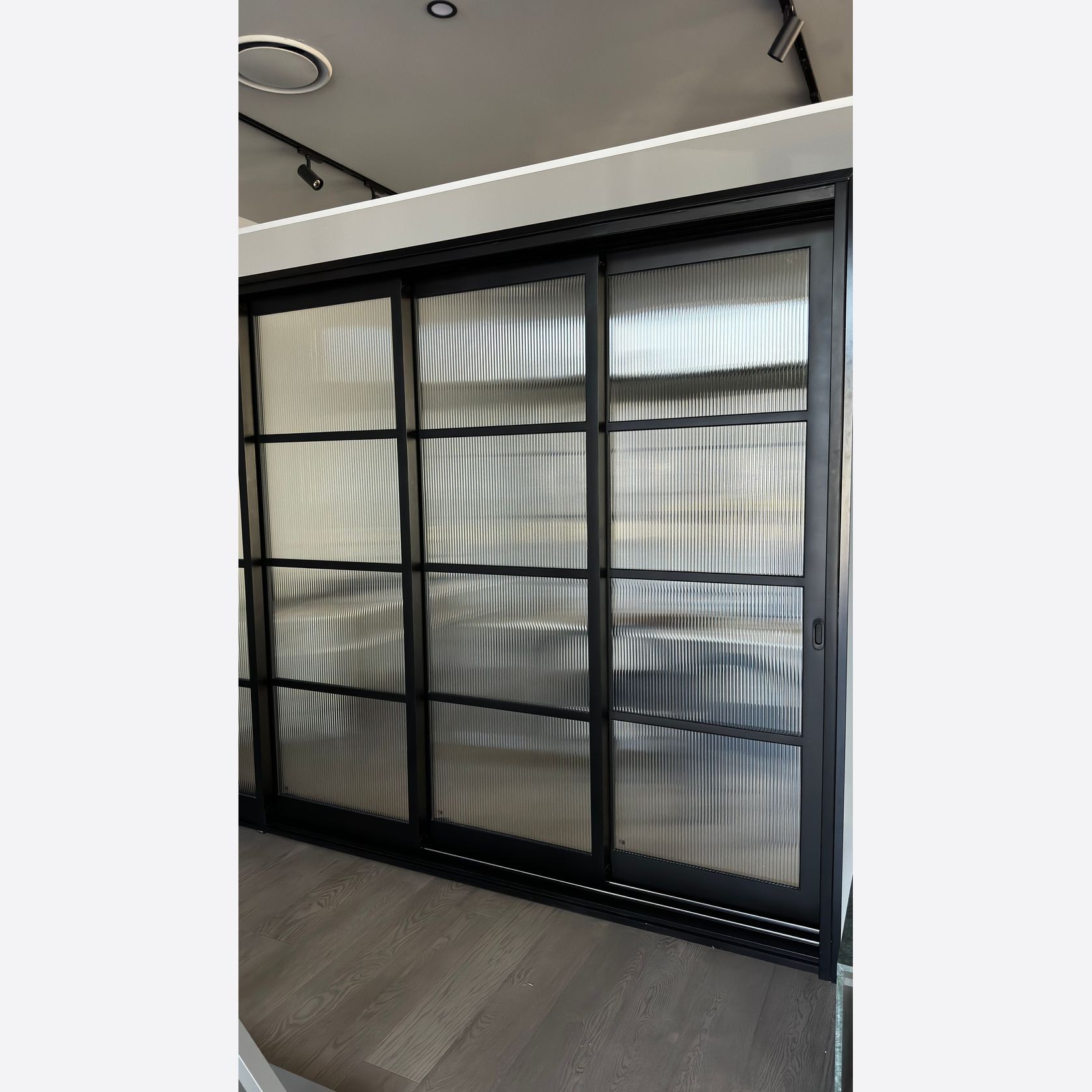 Steel Frame External Sliding Doors - Galvanised FPS50 gallery detail image
