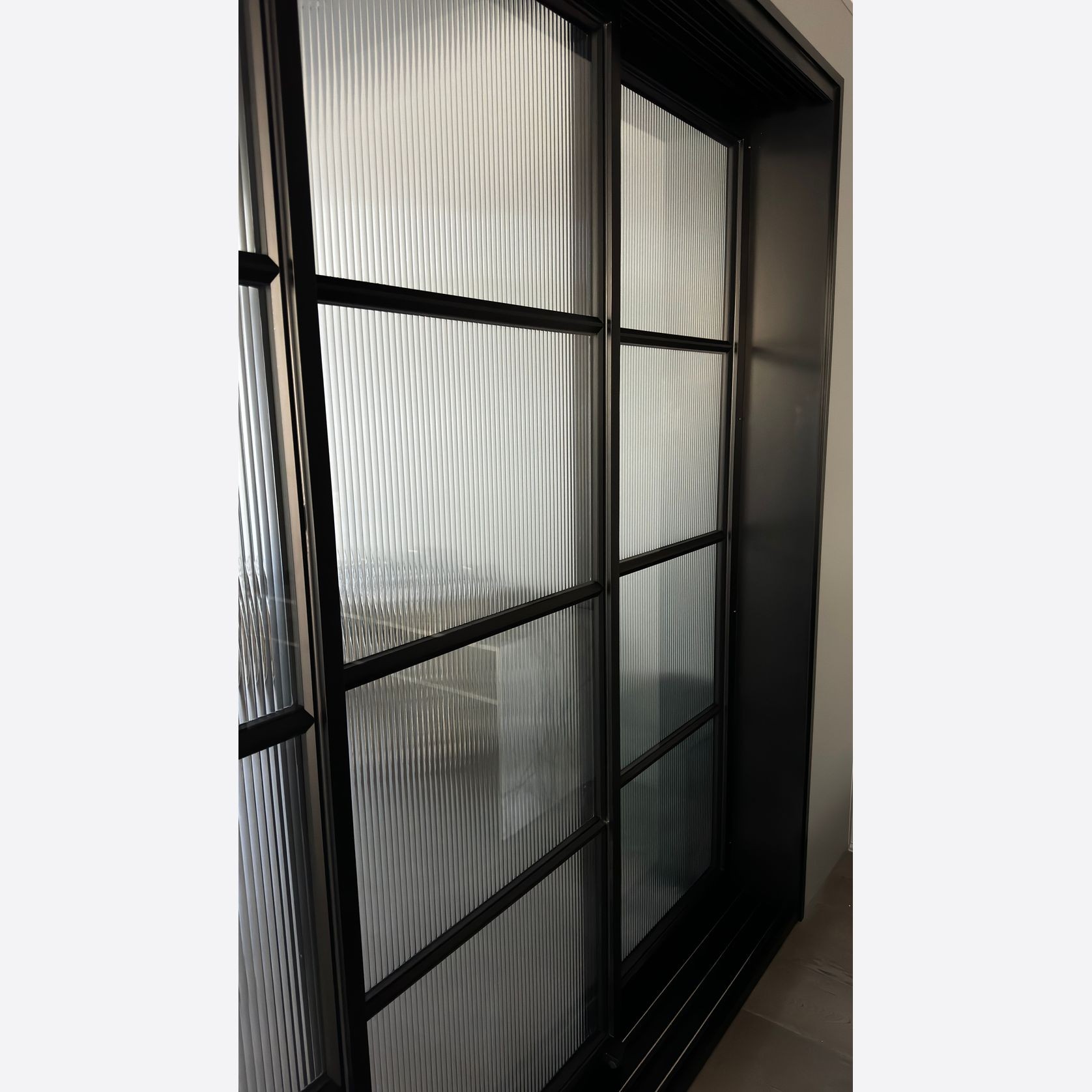 Steel Frame External Sliding Doors - Galvanised FPS50 gallery detail image