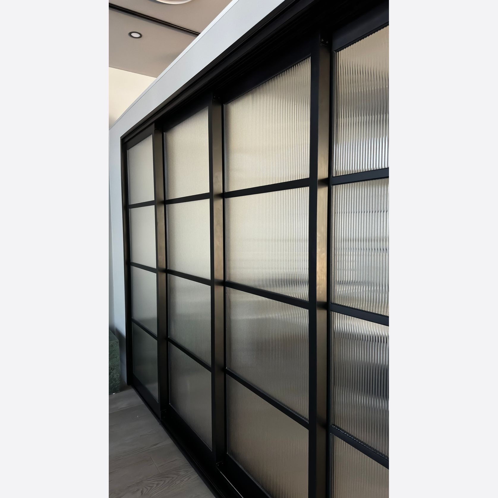 Steel Frame External Sliding Doors - Galvanised FPS50 gallery detail image