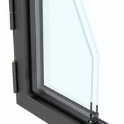 Steel Frame Glass Barn Sliding Doors - Galvanised FPS50 gallery detail image