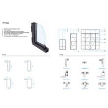 Steel Frame Glass Internal Sliding Doors - Galvanised P gallery detail image