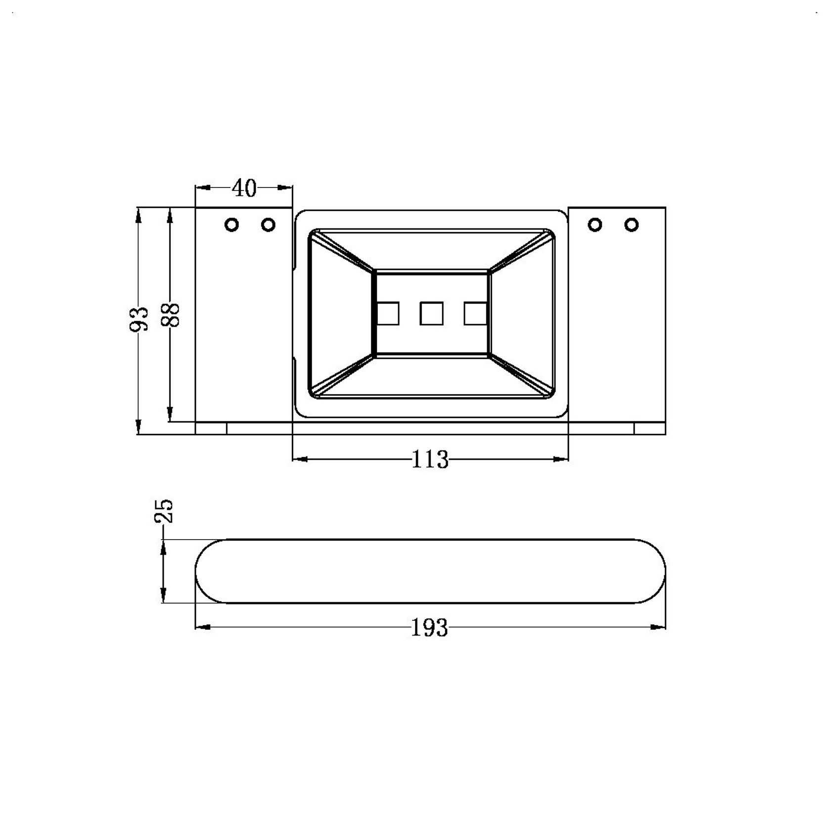 Bianca Soap Dish Holder | Gun Metal gallery detail image