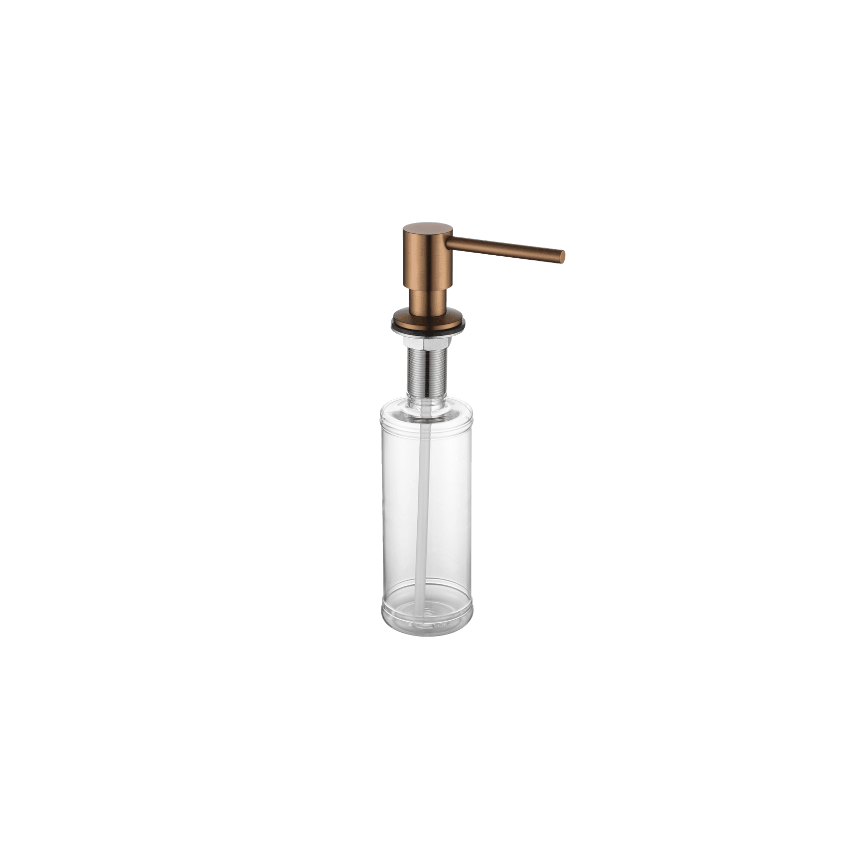 Aspen In-Bench Soap Dispenser Brushed Copper gallery detail image