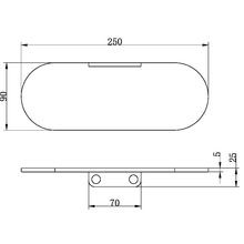 Zen SS316L Soap Dish Holder | Brushed Gold gallery detail image