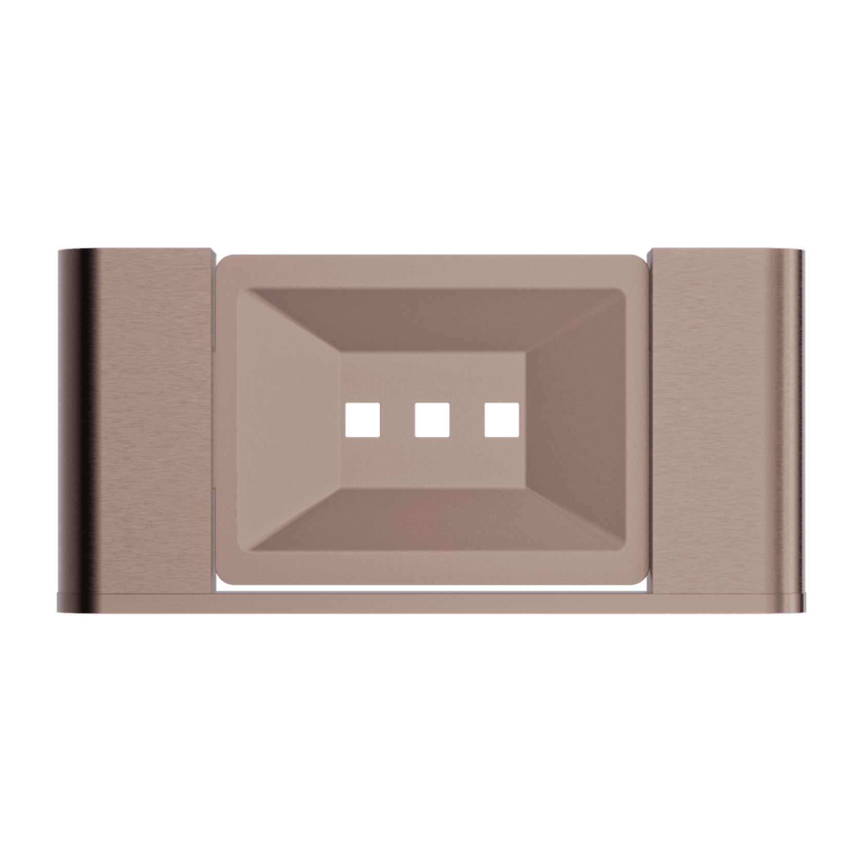 Bianca Soap Dish Holder | Brushed Bronze gallery detail image