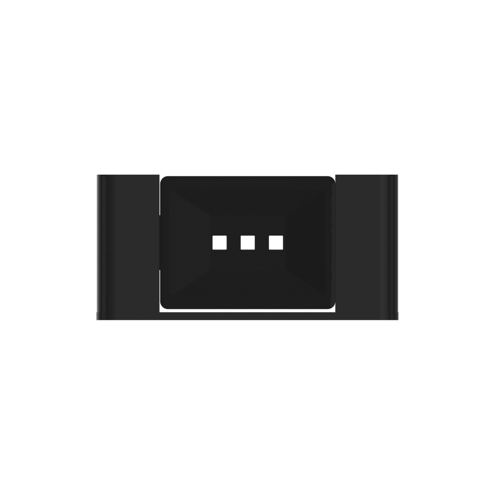 Bianca Soap Dish Holder | Matte Black gallery detail image