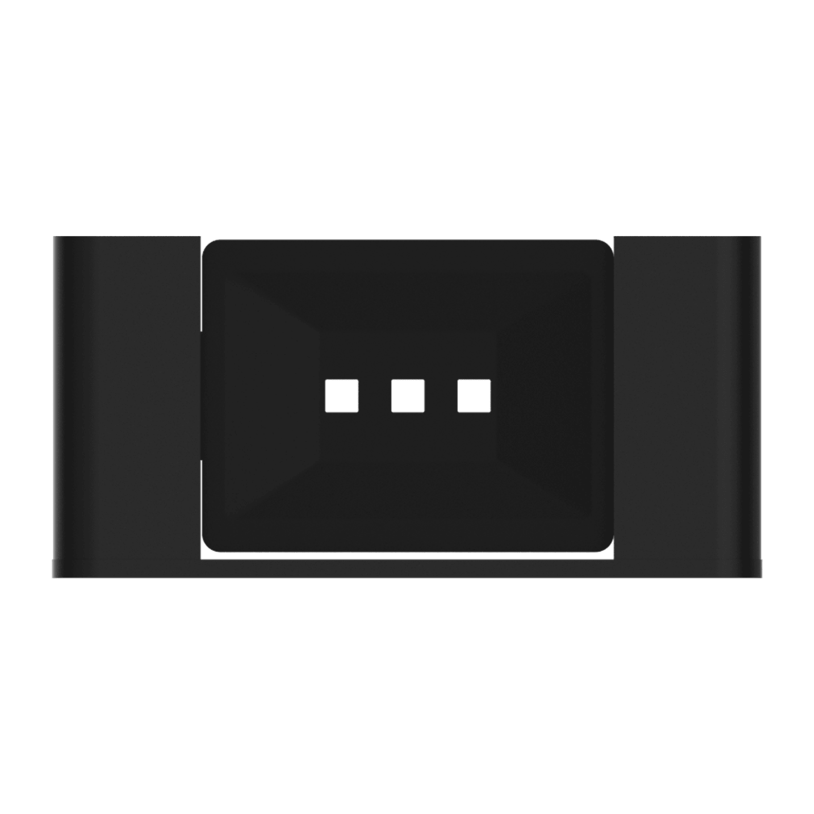 Bianca Soap Dish Holder | Matte Black gallery detail image