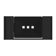 Bianca Soap Dish Holder | Matte Black gallery detail image