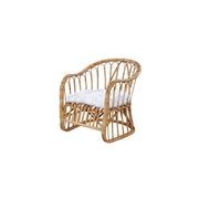 Extra Wide Rattan Chair gallery detail image