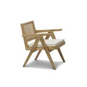 Mira Rattan Occasional Armchair | Natural gallery detail image
