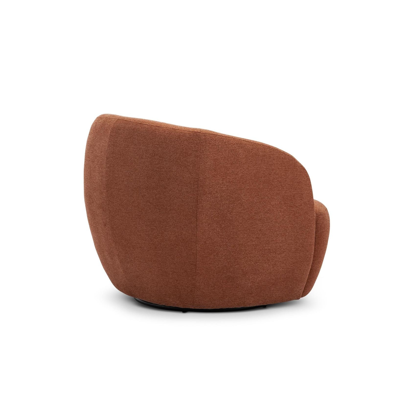 Cuddle Swivel Armchair | Rust Orange gallery detail image