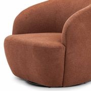 Cuddle Swivel Armchair | Rust Orange gallery detail image