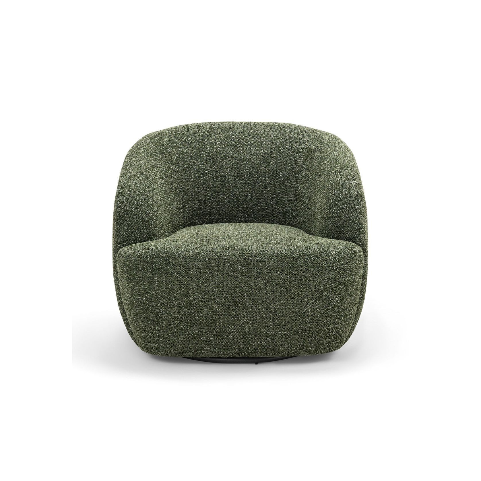 Cuddle Swivel Armchair | Moss Green gallery detail image