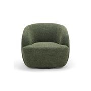 Cuddle Swivel Armchair | Moss Green gallery detail image