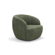 Cuddle Swivel Armchair | Moss Green gallery detail image
