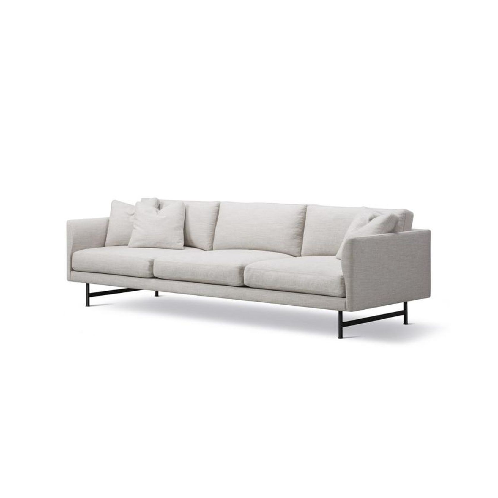 Calmo 3-seater Sofa 95 Metal by Fredericia gallery detail image