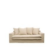 Keely Slipcover Sofa 2 seater - Oatmeal gallery detail image