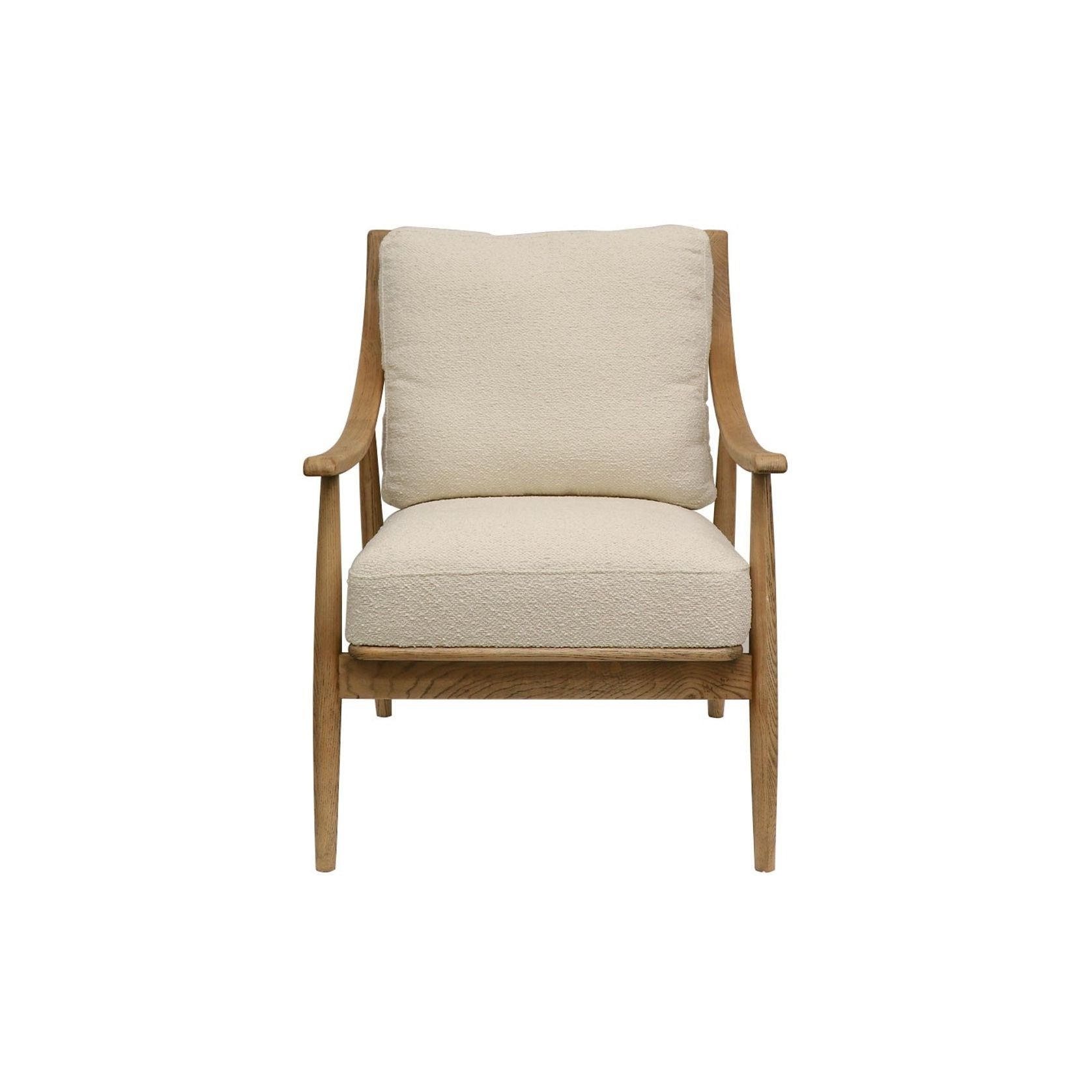 Greer Armchair | Cream Boucle gallery detail image