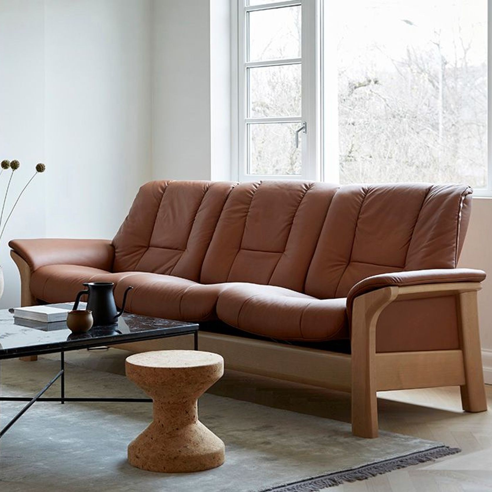 Stressless® Buckingham Low Back 2 Seater Sofa gallery detail image