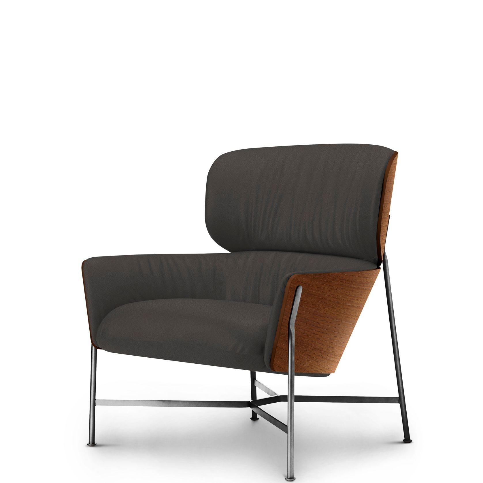 Caristo Low Back Leather | Armchair gallery detail image