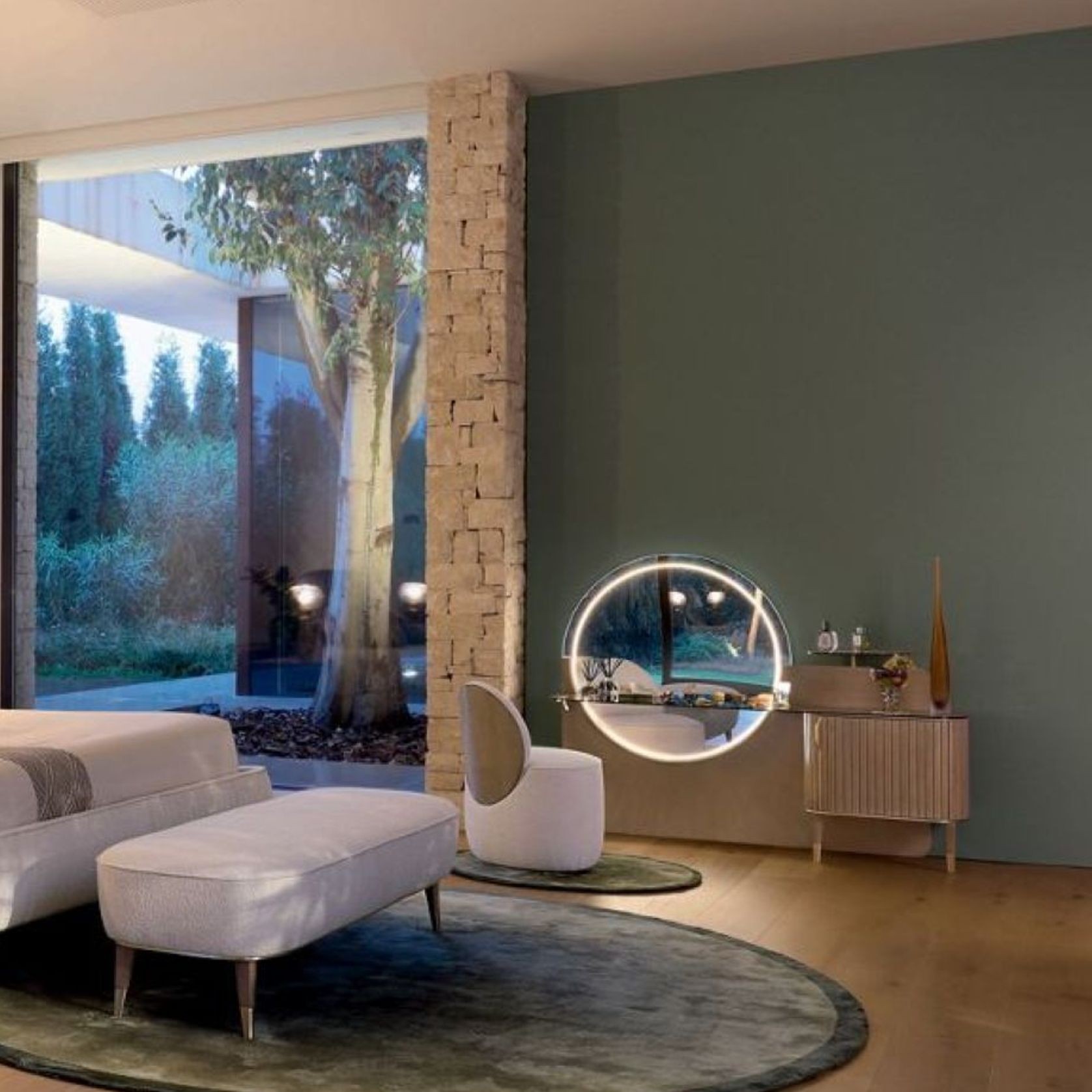 Eden-Rock Armless Chair gallery detail image